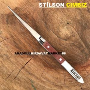 STİLSON CIMBIZ DÜZ UÇLU ÇELİK CIMBIZ 160 MM AHŞAP SAPLI 1 KALİTE