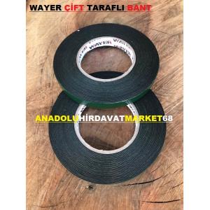 WAYER 15MM10 MT ÇİFT TARAFLI KÖPÜK BAND EXTRA GÜÇLÜ 2 ADET