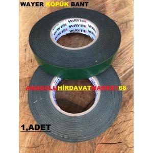 WAYER 30MM10 MT ÇİFT TARAFLI KÖPÜK BAND EXTRA GÜÇLÜ KÖPÜK BANT