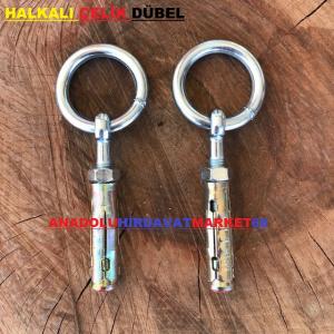 KANCALI ÇELİK DÜBEL M10*100 MM SALINCAK ASMA DÜBELİ 2 ADET