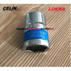 ÇELİK LOKMA 10MM TEK LOKMA ANAHTAR 1/2