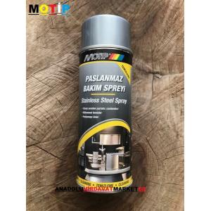 MOTİP 400ML YÜKSEK KALİTE PASLANMAZ KROM ÇELİK BAKIM SPREYİ