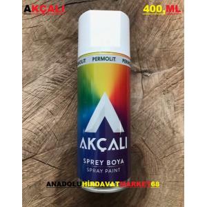 AKÇALI 400ML TAMPON BOYASI MAKİNA KIRMIZI SPREY BOYA  AKRİLİK