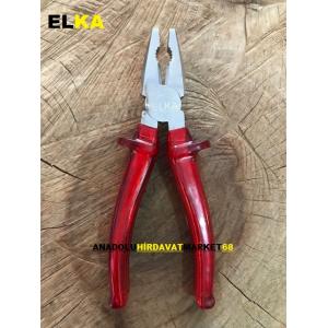 ELKA 180 MM PENSE KOMBİNE İZOLELİ PENSE NİKEL KAPLAMA