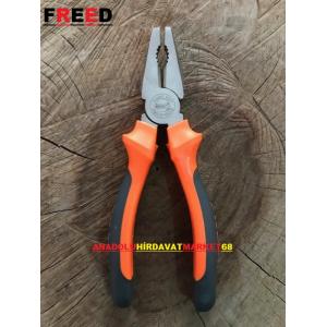 FREED 180MM PENSE KOMBİNE İZOLELİ PENSE NİKEL KAPLAMA