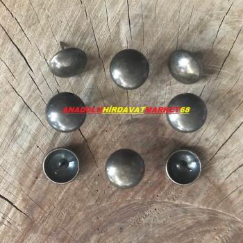 19MM RUSTİK KOYU GRİ  RENK KABARA RAPTİYE KOLTUK ÇİVİSİ 40ADET