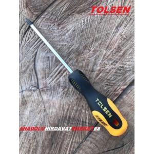 TOLSEN 5MM PH1*100 CRV İNCE UÇLU YILDIZ TORNAVİDA MIKNATIS UÇLU