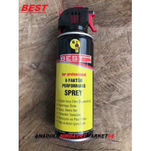 BEST 200ML PAS SÖKÜCÜ SPREY YAĞLAYICI PAS ÖNLEYİCİ 6FKTÖR