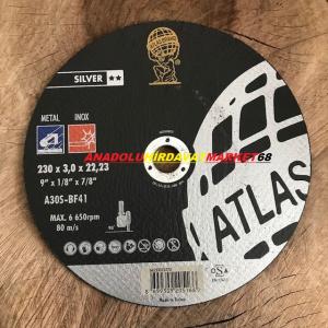 ATLAS 230MM METAL KESİCİ TAŞ METAL DEMİR KESME TAŞI 2ADET