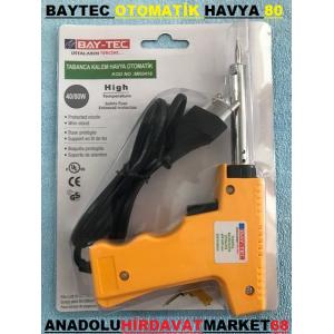 BAYTEC TABANCALI KALEM HAVYA MAKİNASI 80 WATT LEHİM HAVYA TABANCASI