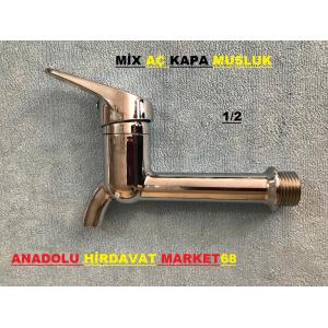 ÇETİN MİX MUSLUK AÇ KAPA MUSLUK LAVABO VE BAHÇE MUSLUGU