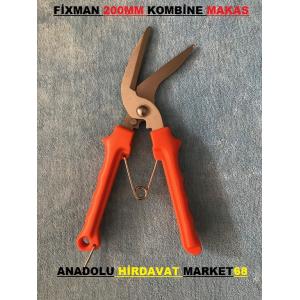 KOMBİNE MAKAS BİTKİ VE ÇİÇEK BUDAMA MAKASI SAC TEL KARTON TENEKE