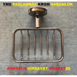 YMS KROM SABUNLUK TELLİ KATI SABUNLUK PASLANMAZ