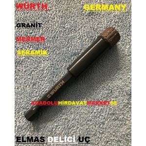 WÜRTH 10MM GRANİT MERMER DELME PANÇ ELMAS DELİCİ 10*80 GERMANY