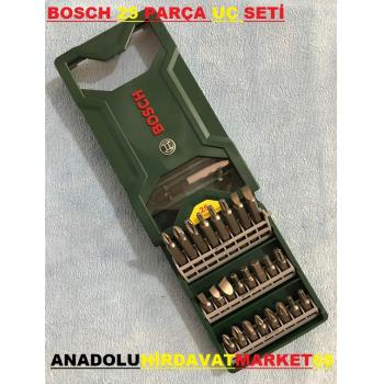 BOSCH 25 PARÇA TORK UÇ ALYAN UÇ YILDIZ BİTS UÇ DÜZ  UÇ SETİ YILDIZ BİTS UÇ SETİ