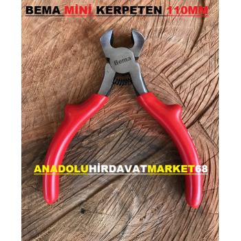 BEMA MİNİ KERPETEN ELEKTRONİKÇİ YAYLI TEPE PENSESİ 110 MM
