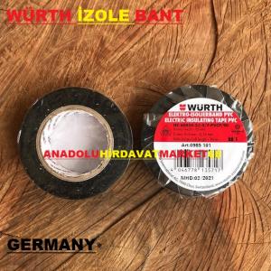 WÜRTH 15MM İZOLE BANDI ELEKTRİK BANDI 10MT KANAL BANT 2AD