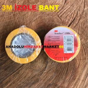 3M 18MM İZOLE BANDI ELEKTRİK BANDI 10MT KANAL BANT SARI 2AD