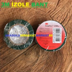 3M 18MM İZOLE BANDI ELEKTRİK BANDI 10MT KANAL BANT YEŞİL 2AD