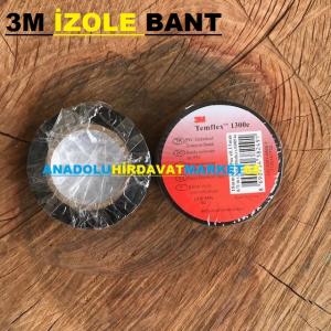 3M 18MM İZOLE BANDI ELEKTRİK BANDI 10MT KANAL BANT SİYAH 2AD