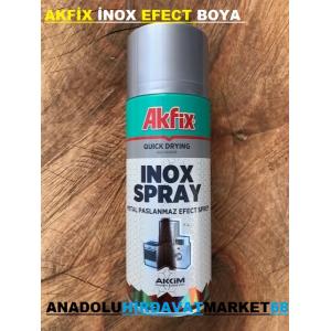 AKFİX İNOX SPREY BOYA İNOX BUZDOLABI FIRIN BOYASI 400ML