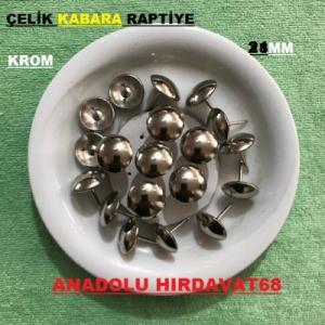 KABARA RAPTİYE KROM RENK 21MM KABARA RAPTİYE ÇİVİSİ 20 ADET