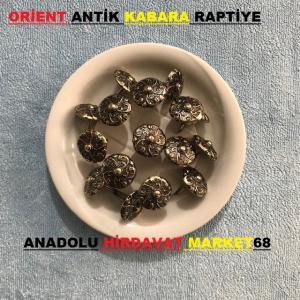 KABARA RAPTİYE KOLTUK ÇİVİSİ RENK ANTİK BAKIR ÇAPI:18 MM 100 ADET