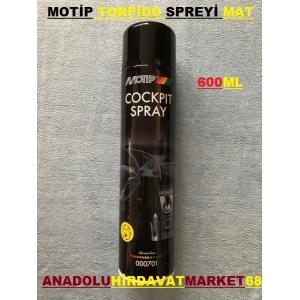 MOTİP 600 ML TORPİDO VE KOKPİT KORUMA VE YENİLEME SPREYİ YARI MAT