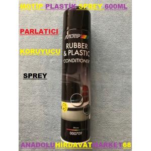 MOTİP 600 ML OTO PLASTİK KAUÇUK CONTA TEMİZLEME PARLATMA SPREYİ