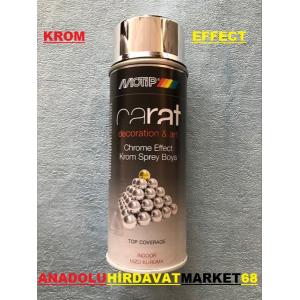 CARAT 400 ML KROM EFEKT SPREY BOYA PARLAK KROM RENK