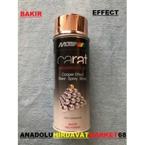 CARAT 400 ML BAKIR KROM EFEKT SPREY BOYA PARLAK BAKIR