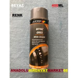 MOTİP 400 ML SPREY GRES YAG SIVI GRES YAG BEYAZ RENK