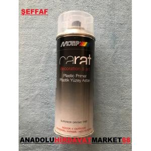 CARAT SPREY TAMPON ASTARI PLASTİK BOYA ASTARI 400 ML ŞEFFAF