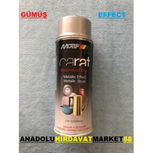 CARAT 400ML METALİK GÜMÜŞ EFEKT SPREY BOYA GÜMÜŞ OTO BOYASI