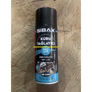 SİBAX PRO KURU YAĞLAMA SPREYİ SANROOF VE KAPI DİŞLİ ZİNCİR YAĞLAMA SPREYİ 400ML ORJ