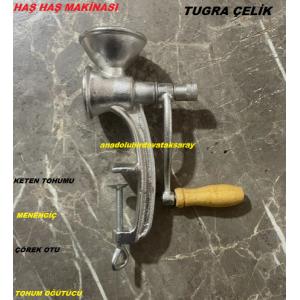 TUĞRA ÇELİK DÖKÜM KETEN TOHUMU KAHVE TUZ HAŞHAŞ EZME MAKİNASI HAŞHAŞ ÖGÜTÜCÜSÜ