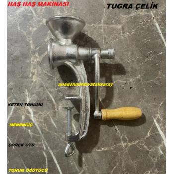 TUĞRA ÇELİK DÖKÜM KETEN TOHUMU KAHVE TUZ HAŞHAŞ EZME MAKİNASI HAŞHAŞ ÖGÜTÜCÜSÜ