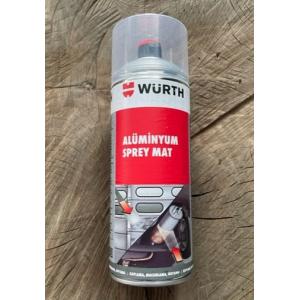 WÜRTH MAT ALÜMİNYUM GÜMÜŞ SPREY BOYA GÜMÜŞ PERFECT BOYA 400ML GERMANY