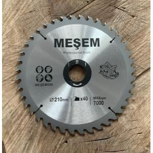 MEŞEM 210MM ELMAS TESTERE SUNTA MDF AHŞAP ODUN KESME TESTERESİ