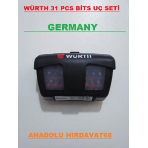 WÜRTH 31 PARÇA BİTS UÇ SETİ YILDIZ UÇ VİDALAMA UÇ SETİ GERMANY