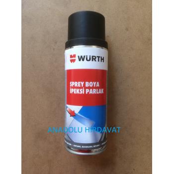 WÜRTH 400 ML FİAT 120 TAMPON BOYASI İPEKSİ PARLAK SİYAH