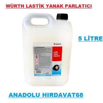 WÜRTH 5 LİTRE LASTİK YANAK PARLATICI YÜKSEK KALİTE PARLATICI