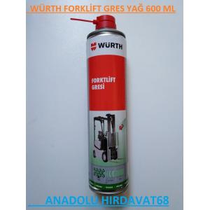 WÜRTH 600 ML SPREY GRES YAĞI FORKLİFT GRES YAĞI YÜKSEK KALİTE