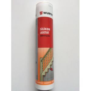 WÜRTH GÜÇLÜ SİLİKON YAPIŞTIRICI 310ML GÜMÜŞ GRİ RENK SİLİKON KROM RENK DEGİL