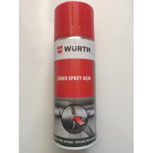 WÜRTH ÇİNKO RENK SPREY BOYA ÇİNKO AÇIK RENKLİ 400 ML GERMANY