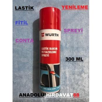 WÜRTH KAPI FİTİL CONTA LASTİK BAKIM YENİLEME TRİM SESİ SPREYİ 300ML