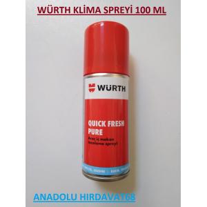 WÜRTH ARAÇ KLİMA DEZENFEKTE SPREYİ ARAÇ KLİMA TAZELEME SPREYİ