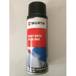 WÜRTH MAT SİYAH SPREY BOYA TAMPON BOYASI OTO BOYASI GERMANY 400ML