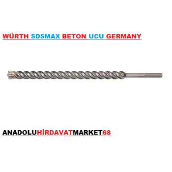 WÜRTH 4 ELMAS 20MM SDS MAX KAYA DELME UCU BETON DELME UCU DUVAR TAŞ DELİCİ UÇ 920MM
