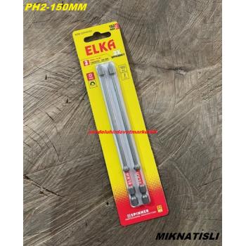 ELKA S2 İMPACT PH2 MIKNATISLI YILDIZ UÇ PH2 VİDA SIKMA UCU 15CM MATKAP UCU 2Lİ 5ADET